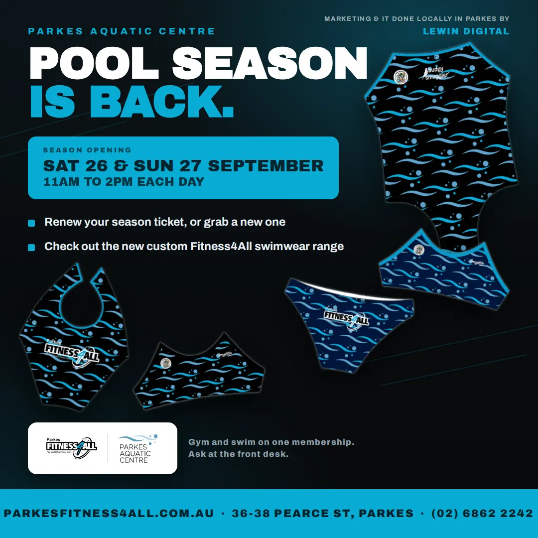 Pool season opening artwork