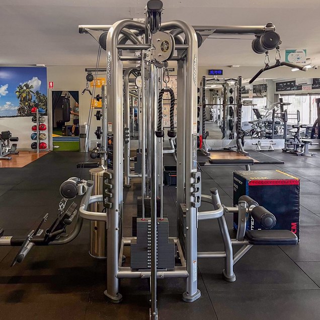 Triceps & Biceps Rope Station - targets Arms