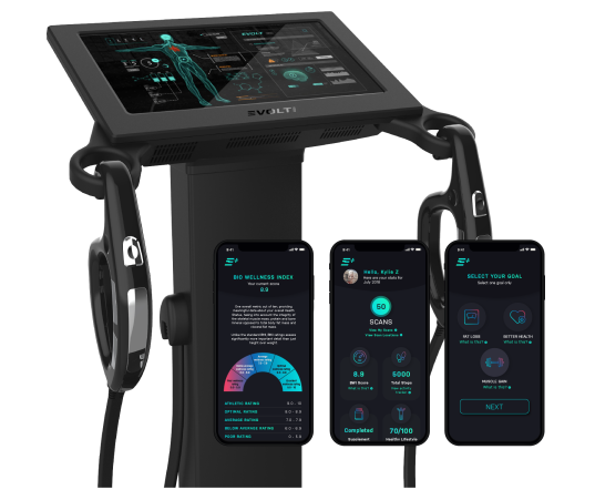 Body composition analysis screen